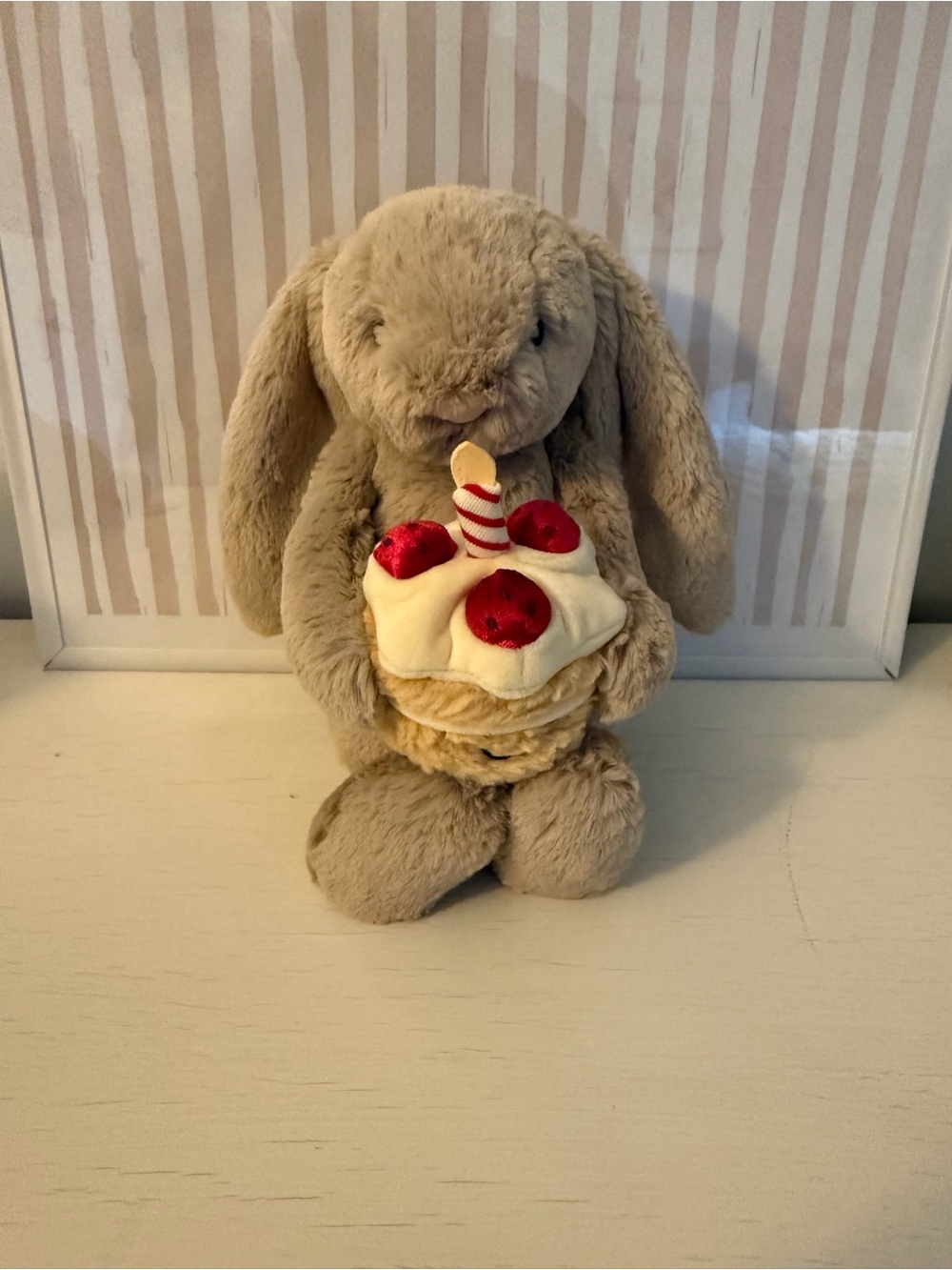 Jellycat Birthday Cake Bunny - With Tags